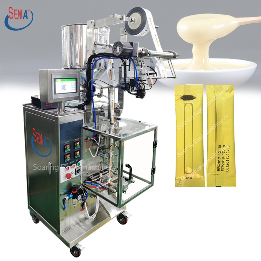 Automatic Honey Liquid Gel Sachet Filling Packaging Machine Shaped Bag Stick Packing Machine