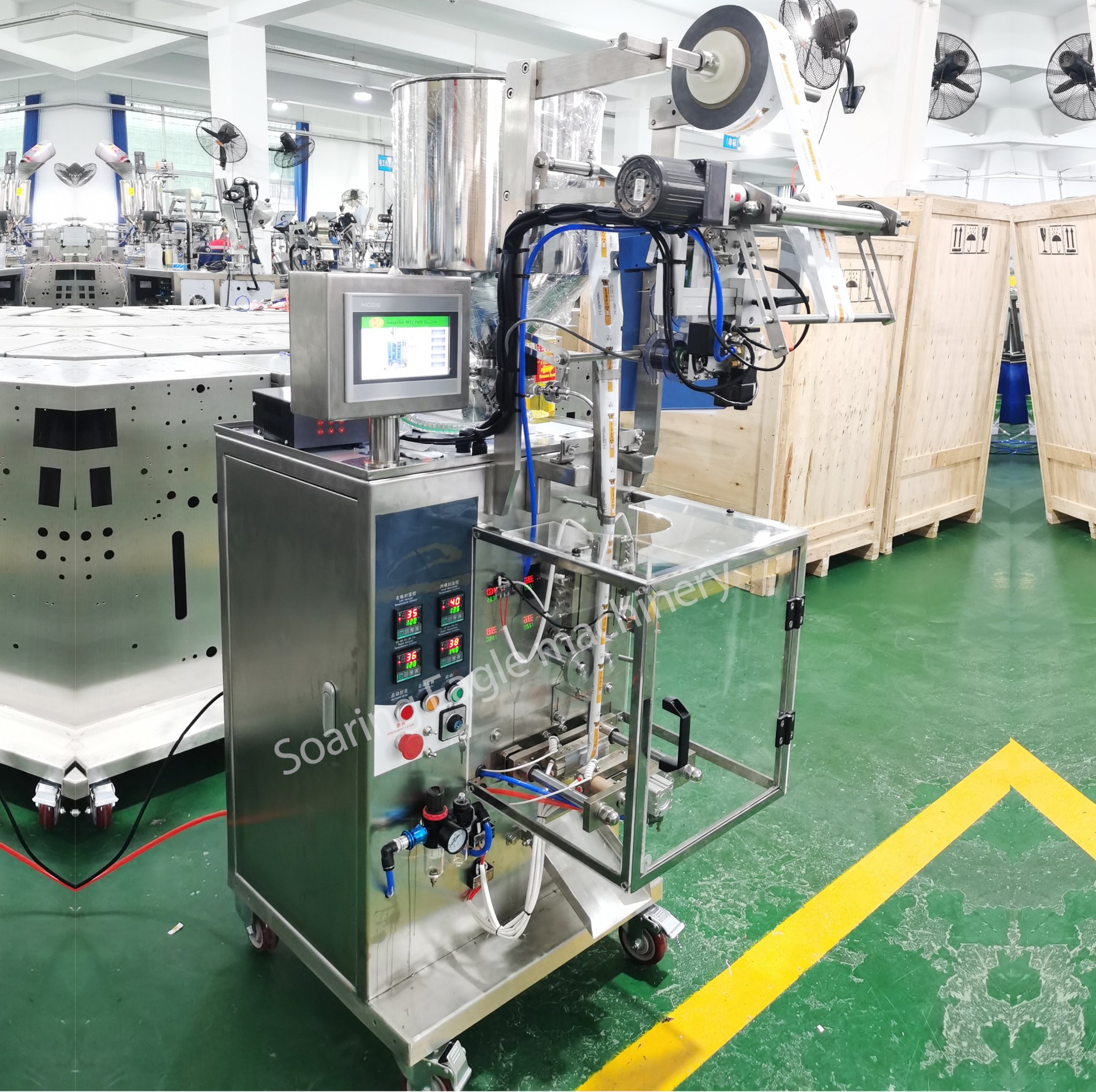 Automatic Liquid Filling Packing Machine Food Paste Sachet Packing Machine