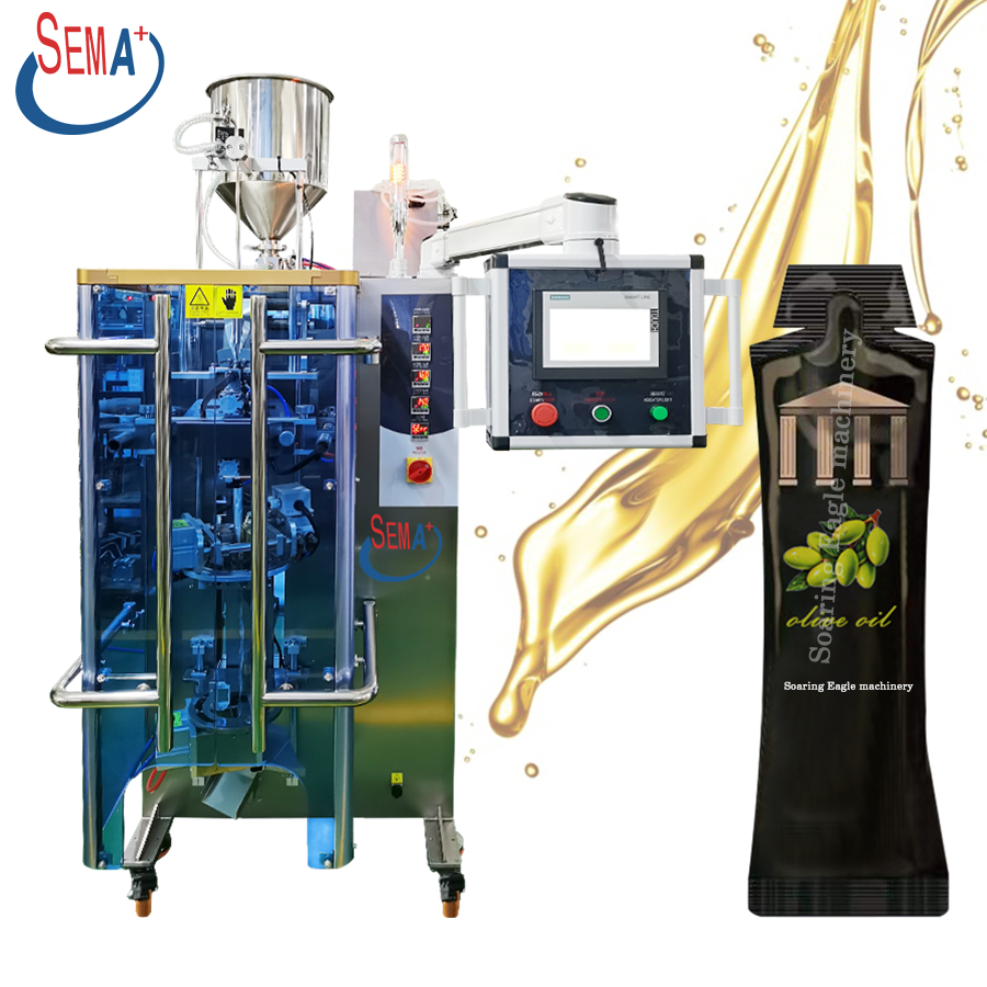 The equipment is a sachet forming filling sealing packing machine