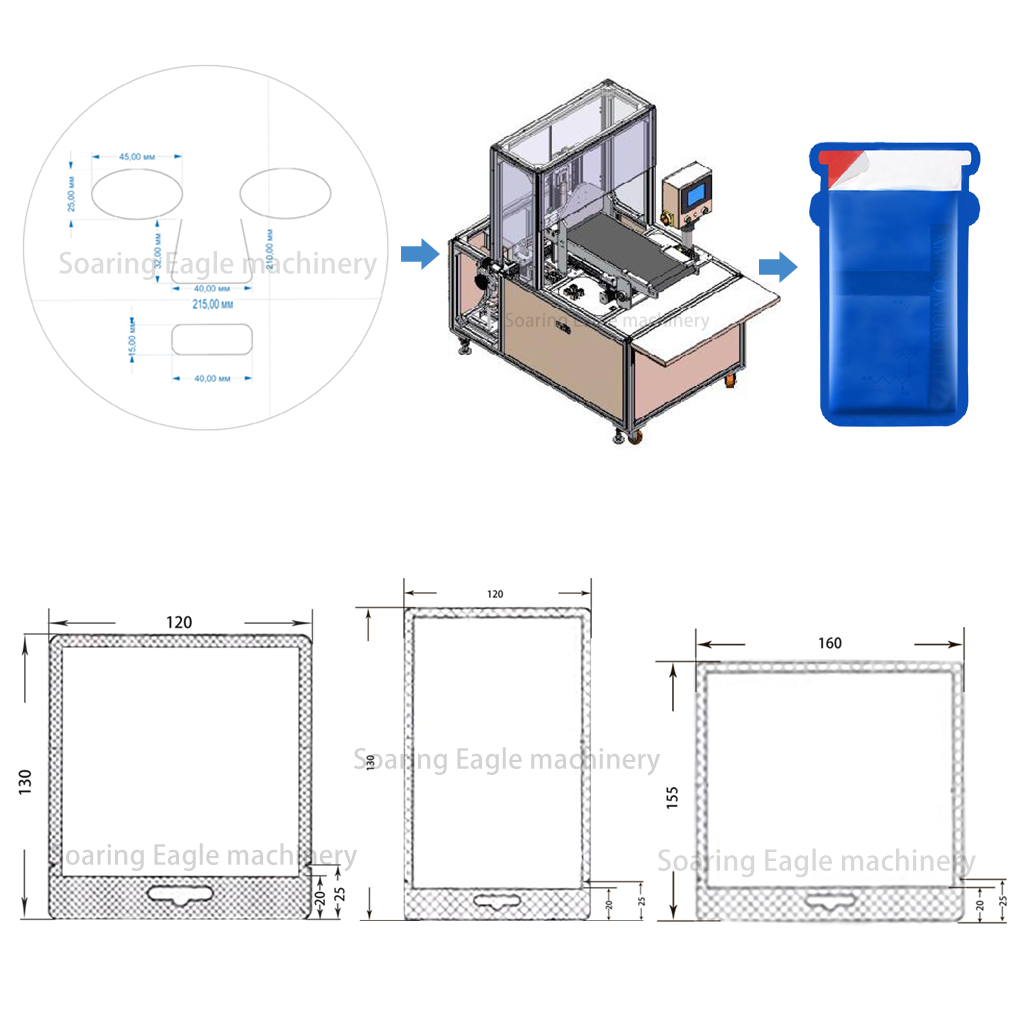 Multifunctional Hot Sale Cosmetic Face mask Automatic Mask Folding Machine