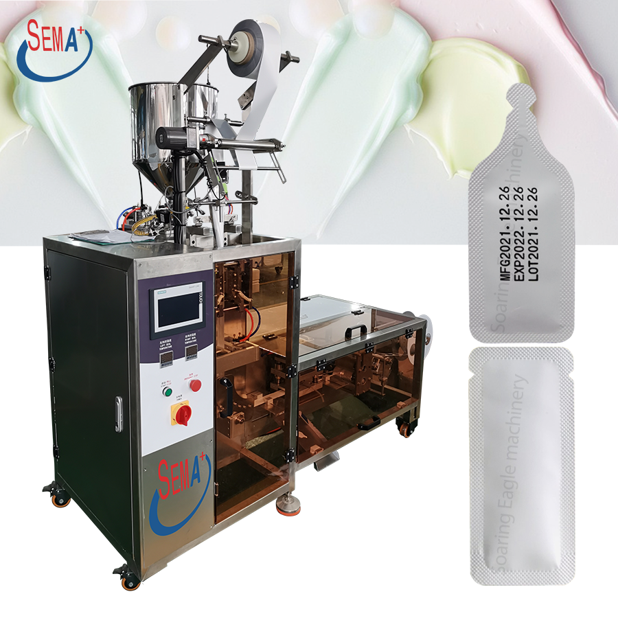 2 Years Warranty Automatic Irregular Shaped Sachet Cream/Shampoo Liquid Packing Machine