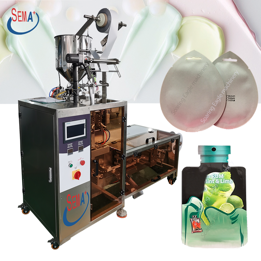 2 Years Warranty Automatic Irregular Shaped Sachet Cream/Shampoo Liquid Packing Machine