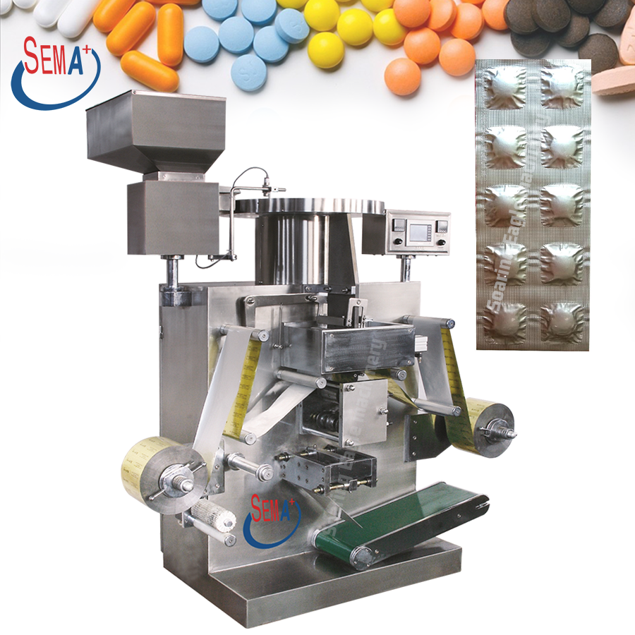 china suplier automatic double strip packing machine for capsule tablet mini tablets packaging machinery