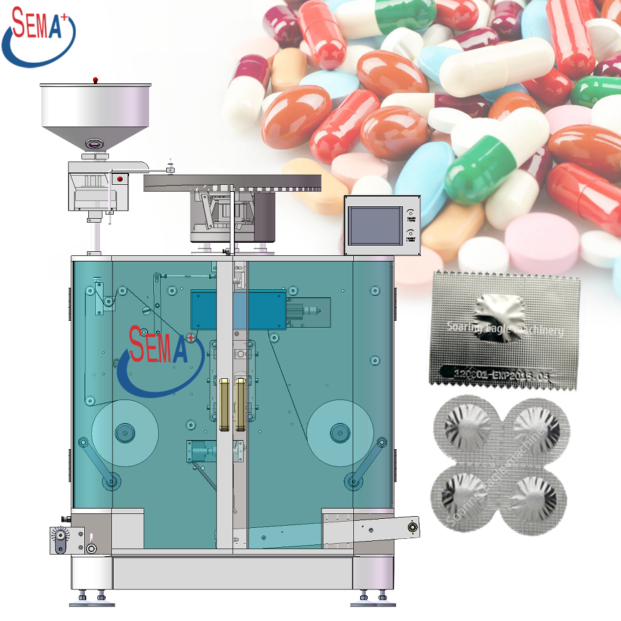 small soft alu alu blister strip packaging packing machine