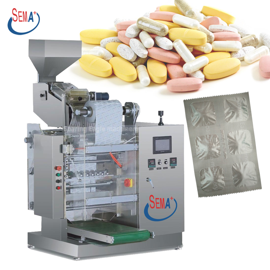 High Efficiency Packing Manufacturing Pharmaceutical Strip Soft Double Aluminum Packing Machine