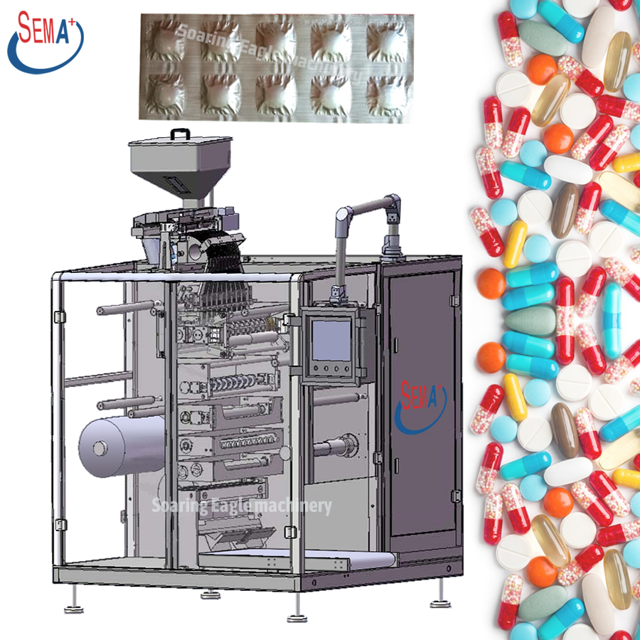 Factory Direct Sales Automatic Medicine Strip Packing Machine For Pill