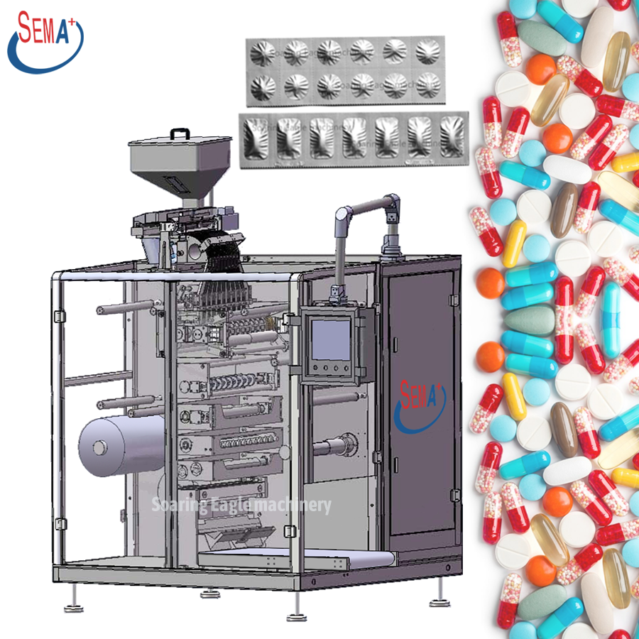 Factory Direct Sales Automatic Medicine Strip Packing Machine For Pill