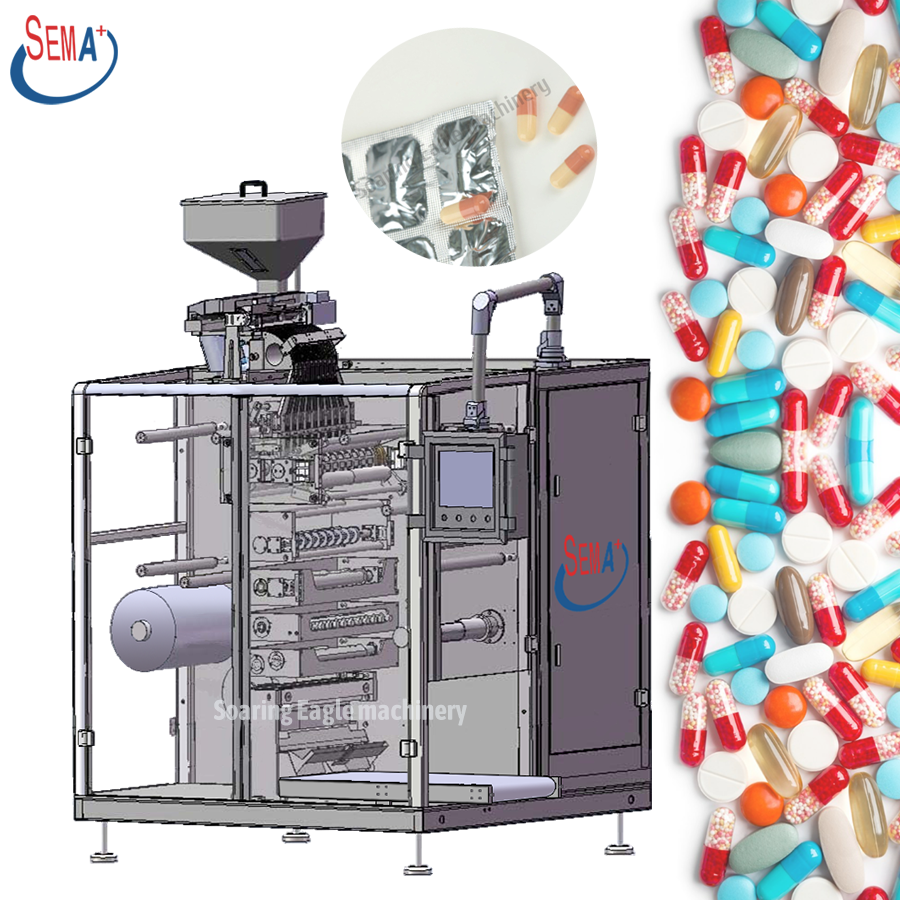 Easy Operation Beautiful Style Pharmaceutical Strip Packing Machine