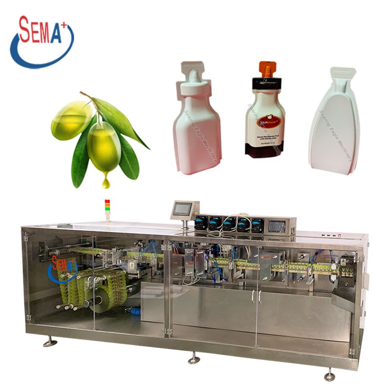 Automatic Olive Oil Plastic Ampoule Forming Blow Sealing and Filliing Machine for Oral Liquid Honey
