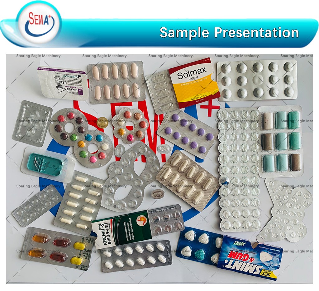 Automatic Tablet Blister Pack Packing Sealing Machine Tablet