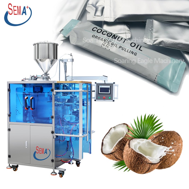 Automatic high quality olive oil stick shaped sachet gel packing machine 