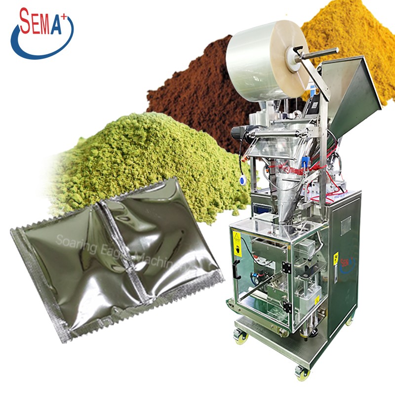 Small Volume Three Side Seal/four side seal/back seal Sachet Cocoa Powder Automatic Packaging Machine for factory