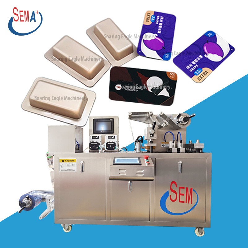 Full Automatic Oil Liquid Blister Packaging Honey Chocolate Sauce Cream Syrup Honey cosmetic  Jelly Cup Food Blister Packing Machine