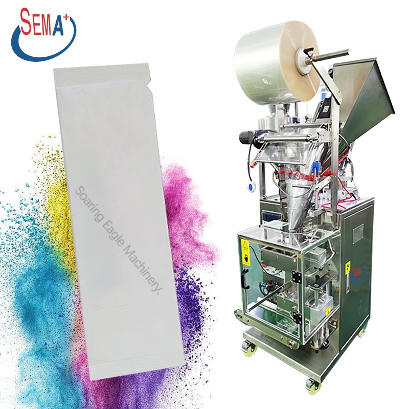 Small Volume Three Side Seal/four side seal/back seal Sachet Cocoa Powder Automatic Packaging Machine for factory
