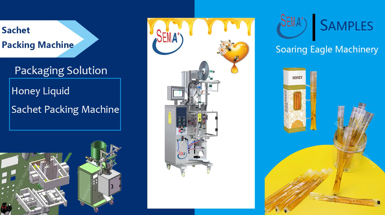 Honey liquid sachet packing machine