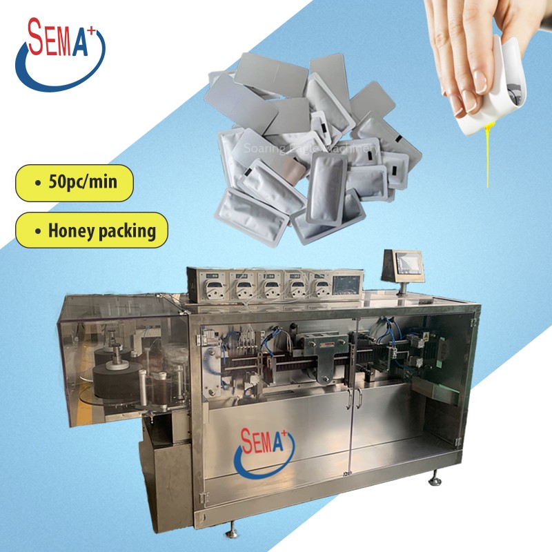 New product honey shampoo Snap open liquid packing machine