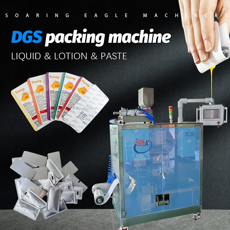 Snap open sachet packing machine
