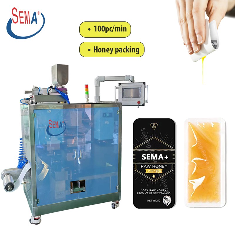 Snap open sachet packing machine