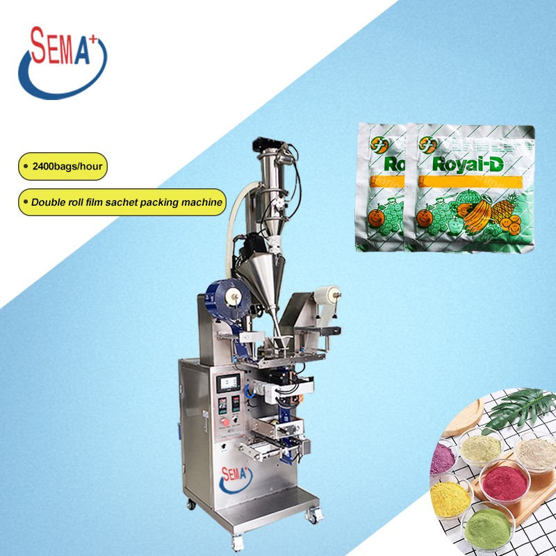 Double Film Roll Four Side Sealing Sachet Packing Machine