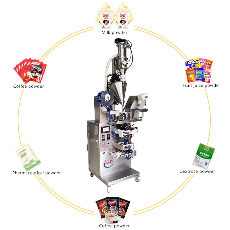 Double Film Roll Four Side Sealing Sachet Packing Machine