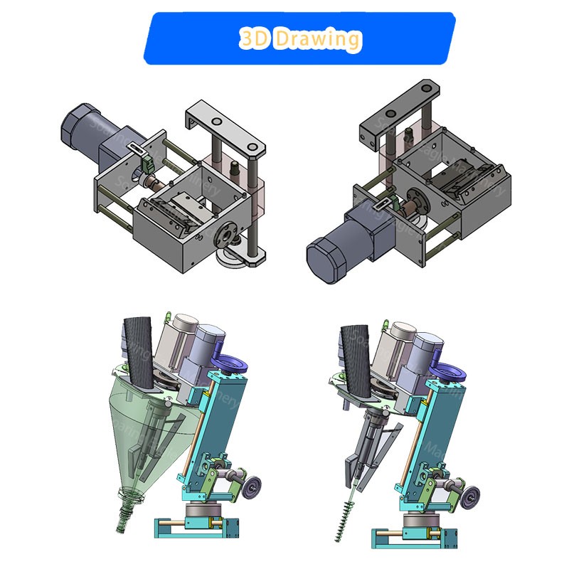 Double Film Roll Four Side Sealing Sachet Packing Machine