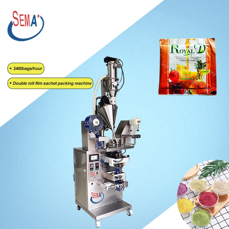 Double Film Roll Four Side Sealing Sachet Packing Machine