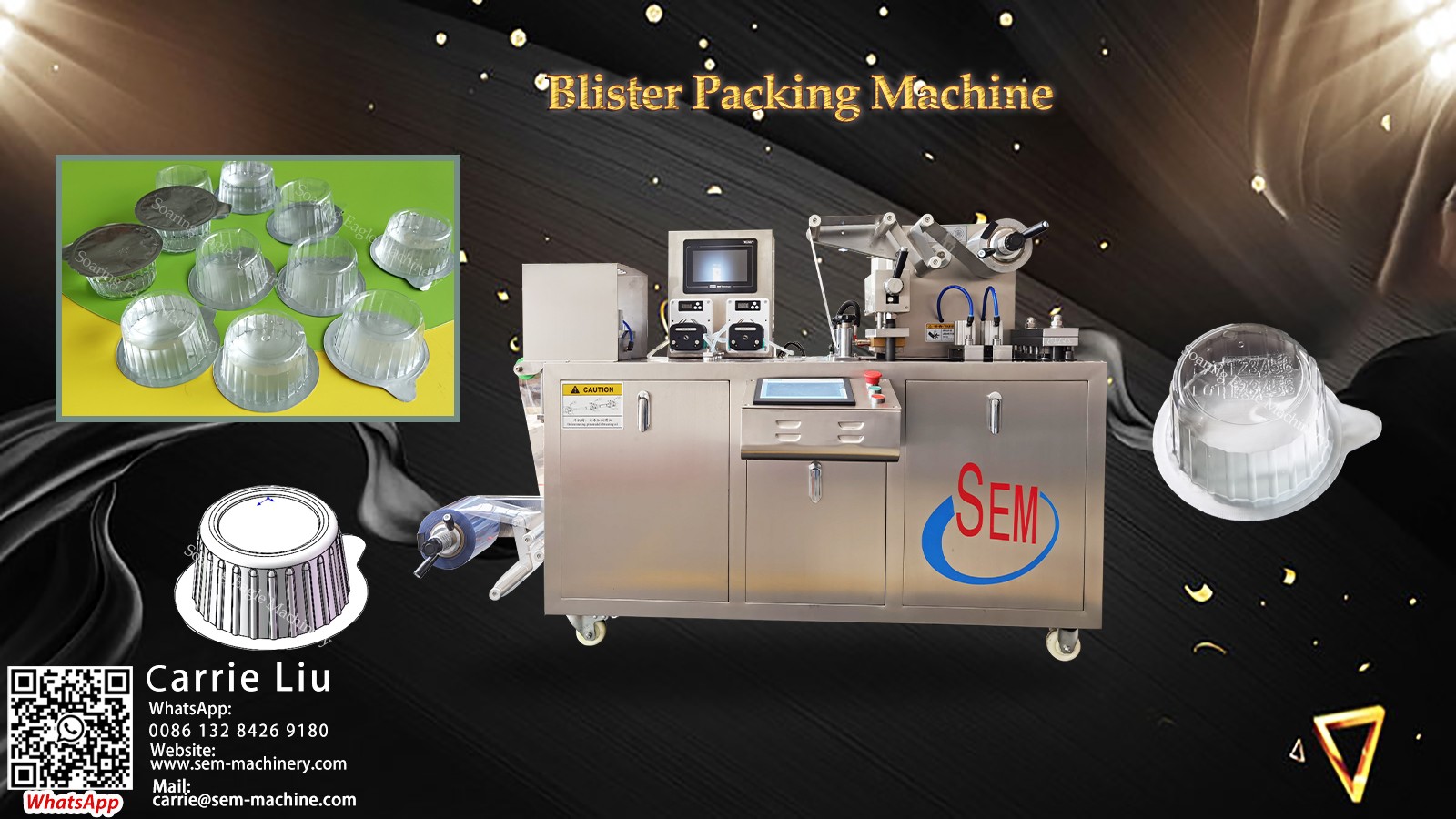 Liquid blister packing machine