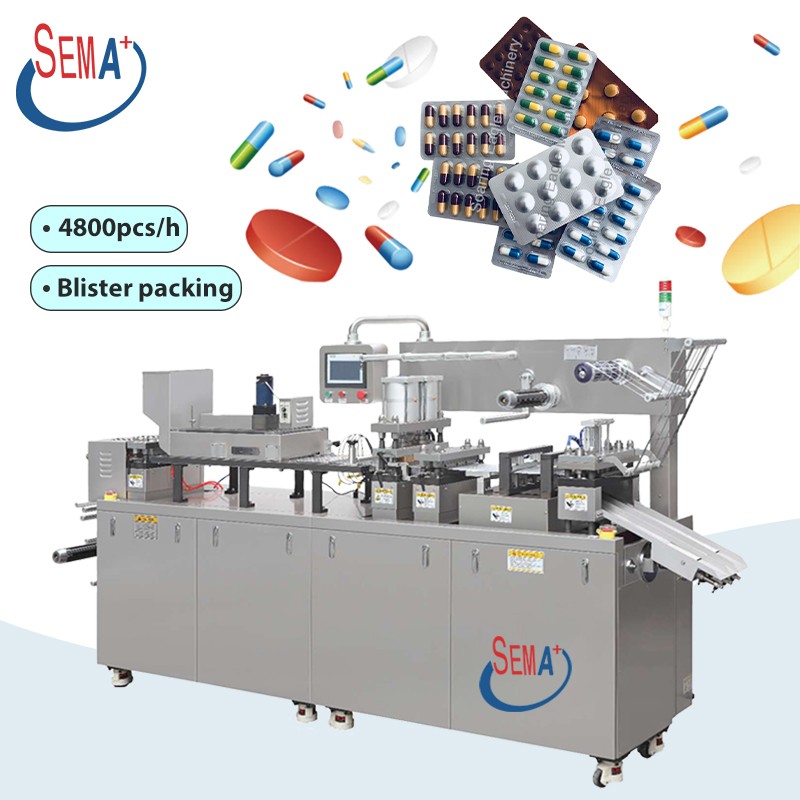 Full Automatic aluminum alu alu pharmaceutical tablet pill capsule packaging blister packing machine