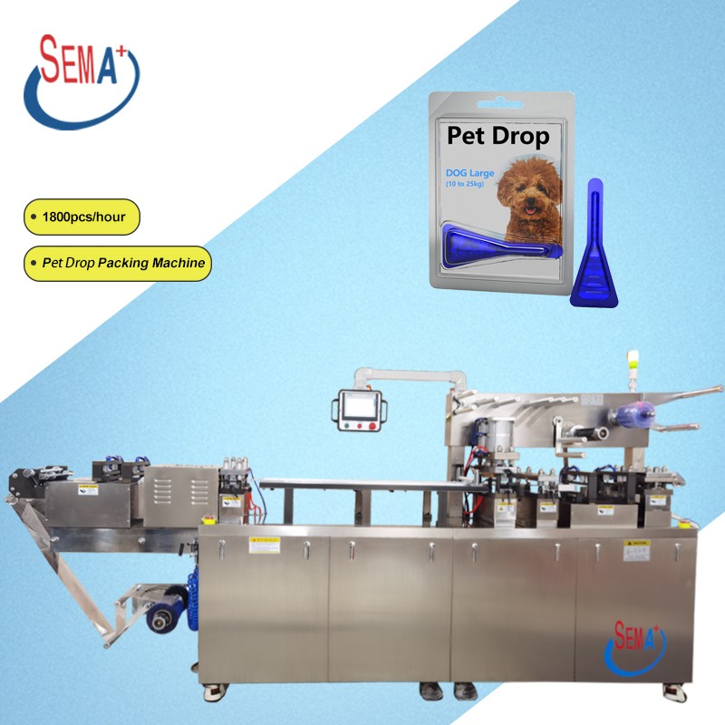 Pet drop little dog cat blister packing machine