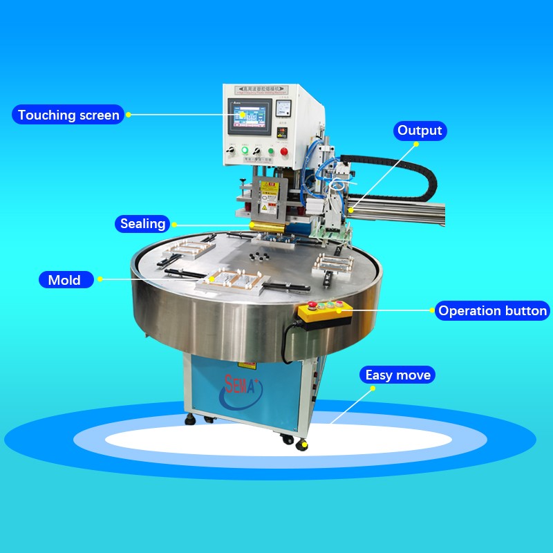 Semi-automatic Pet drop sealing machine blister packing machine