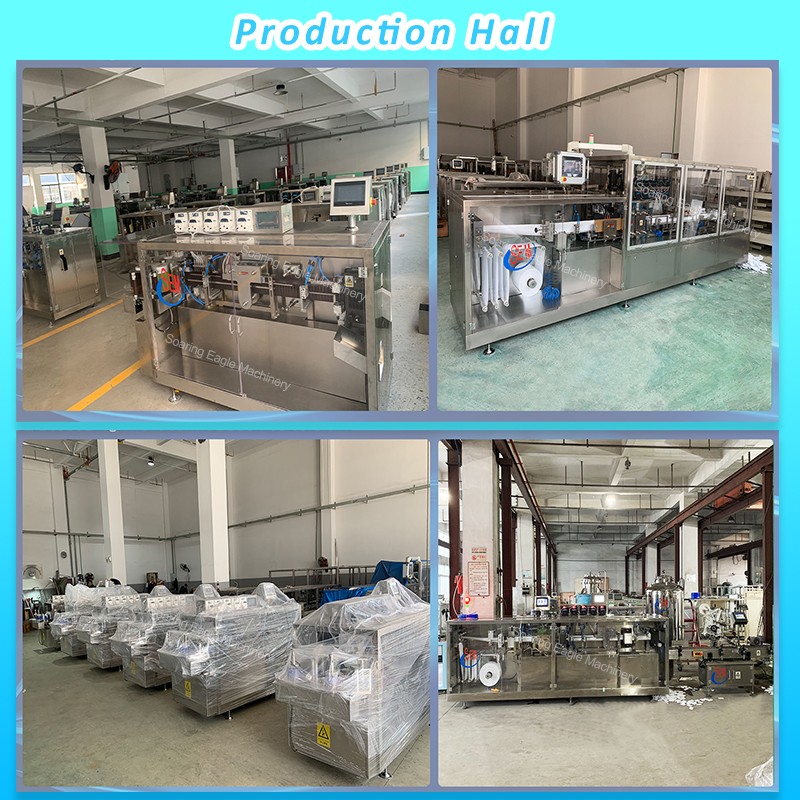 Automatic plastic ampoule filling machine with automatic weighing labeling and cartoning auxiliary equipment packaging line