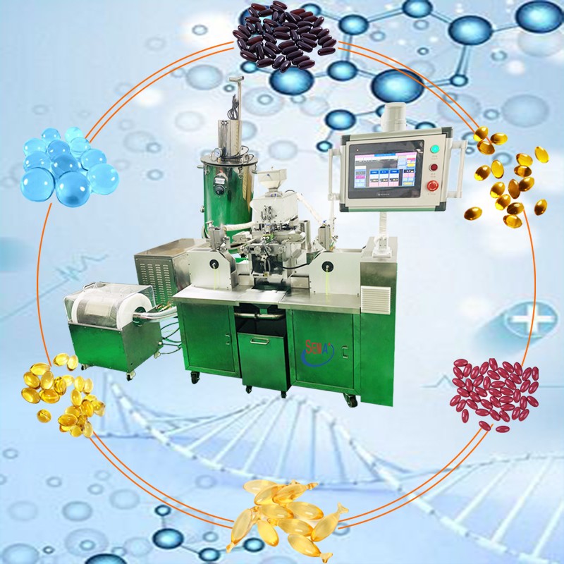 Pharmaceutical Fish Oil Soft Gel Maker Gelatin Capsule Softgel Manufacture Machine Gelatin Capsule Making Machine