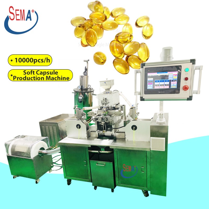 Pharmaceutical Fish Oil Soft Gel Maker Gelatin Capsule Softgel Manufacture Machine Gelatin Capsule Making Machine