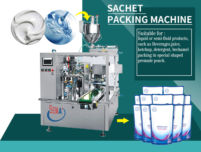 Liquid Pouch Sachet Packing Machine