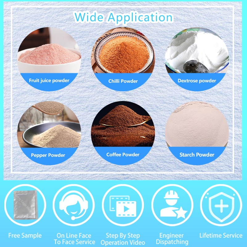 High speed milk coffee powder 4 side sealing sachet packing machine