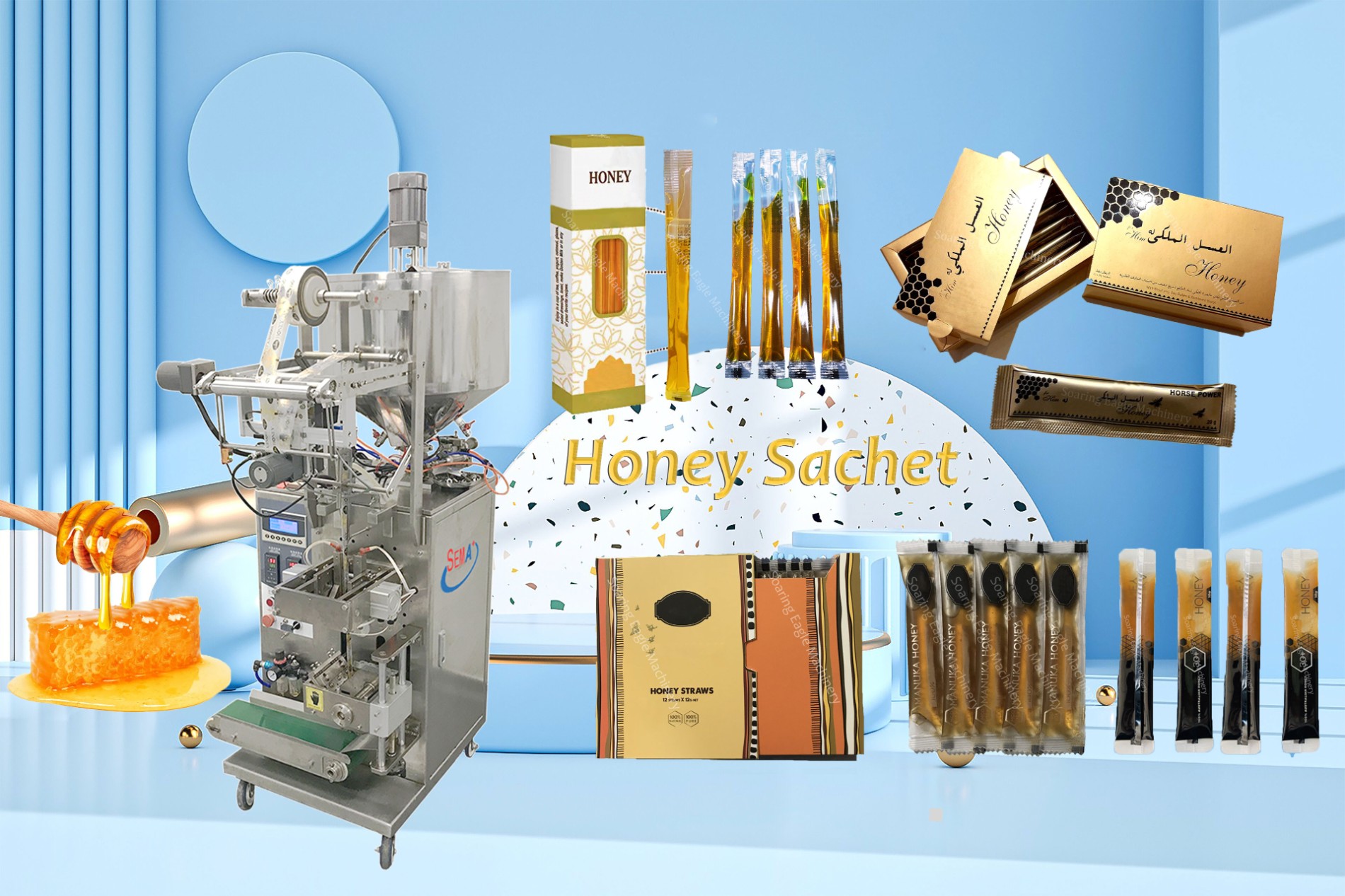 Honey Sachet Packing Machine