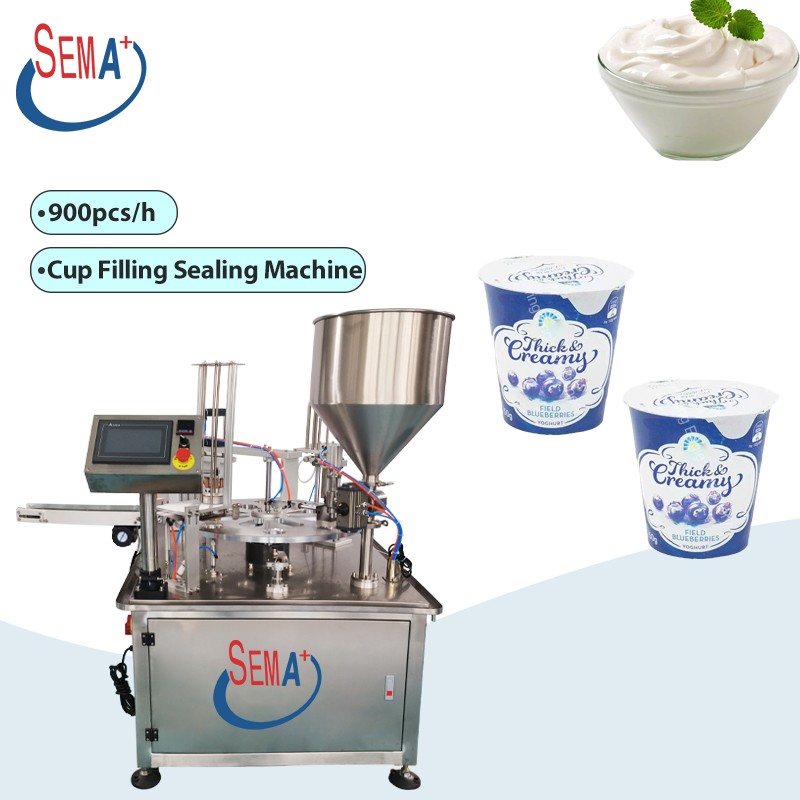 Small Cup Liquid Plastic Juice Jelly Yoghurt Honey Water Cup Filling And Sealing Machine