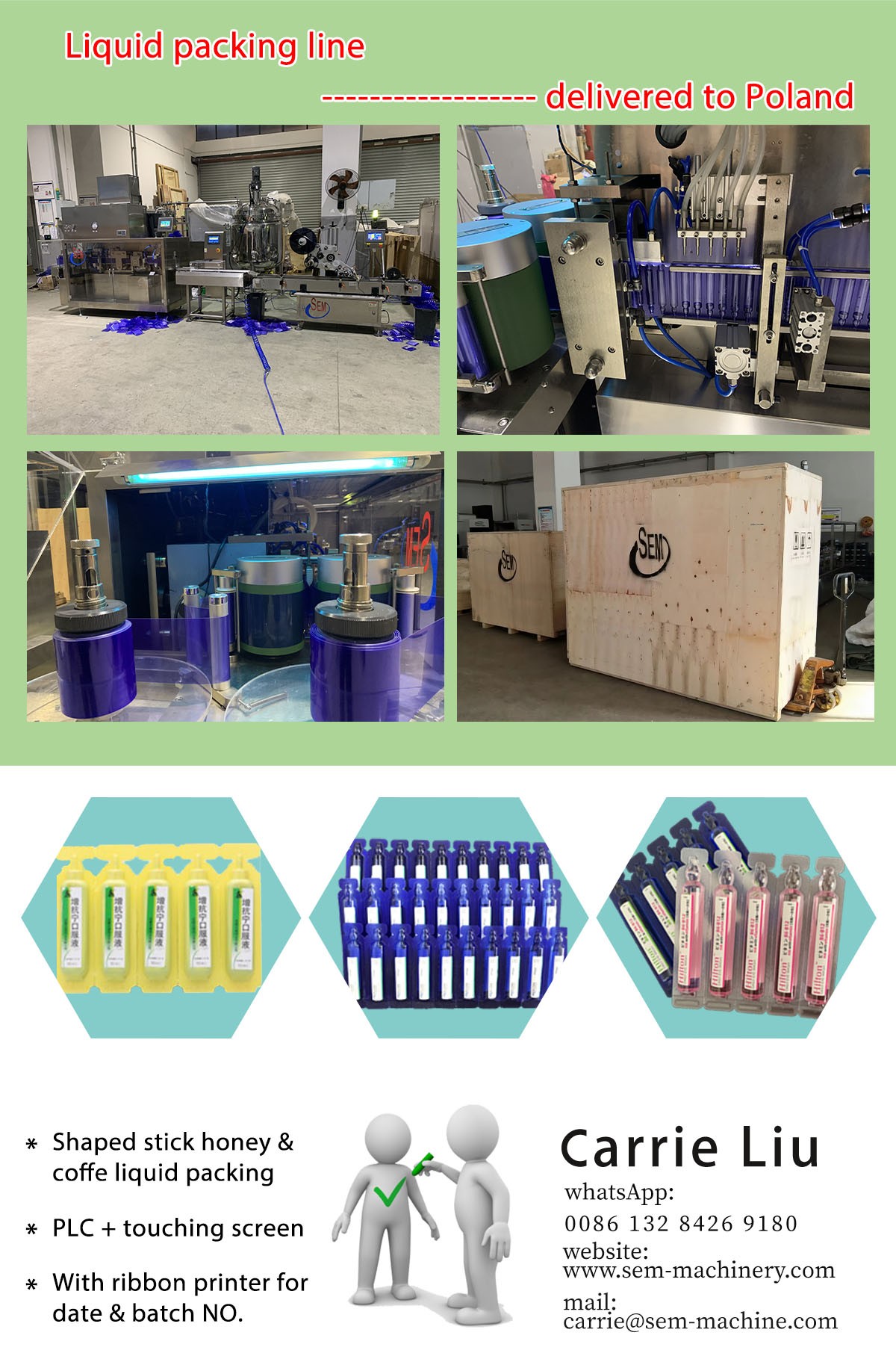 Ampoule forming filling sealing packing machine——deliver to Poland