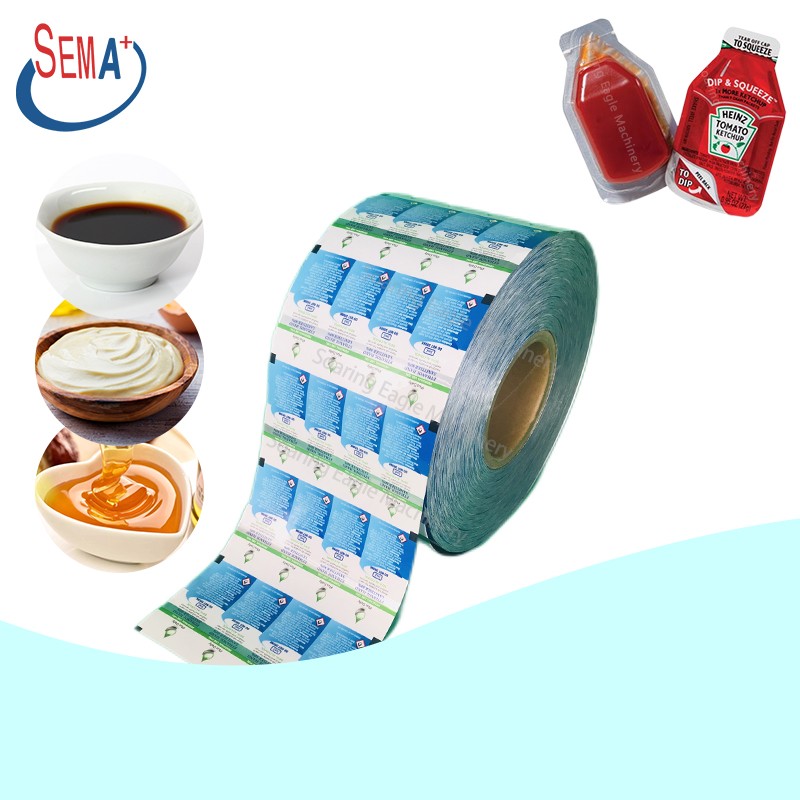 OEM/ODM Flexible Waterproof Plastic Film PET/PP/PE Bubble Tea Cup Sealing Roll Film For paper plastic cup