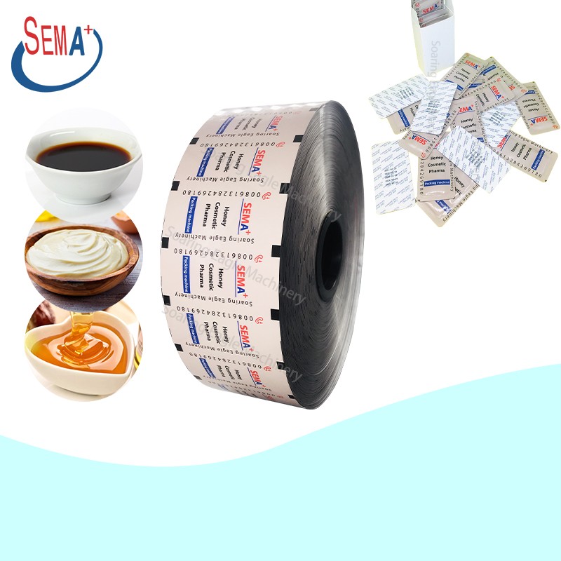 Plastic Packaging Roll Film Metalized snap sachet blister easy open packing Film