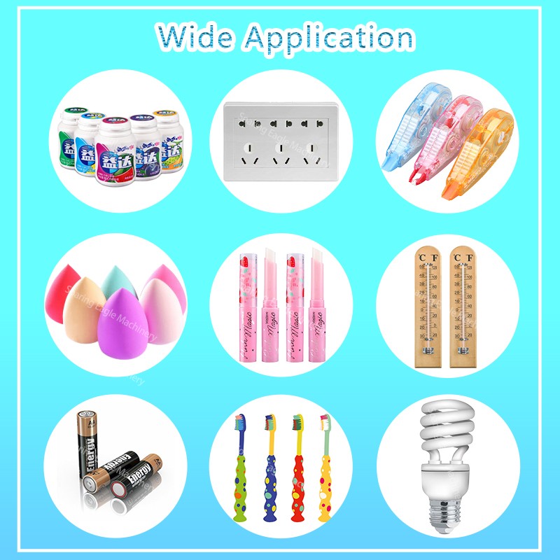 PVC+Paper Card Fully Automatic Toothbrush Blister hot sealing Packing Machine for sale
