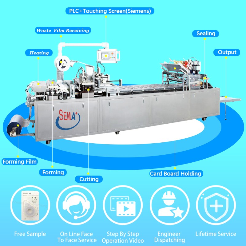 High speed tooth brush plastic blister paper card packing machine for toothbrush cardboard packing machine