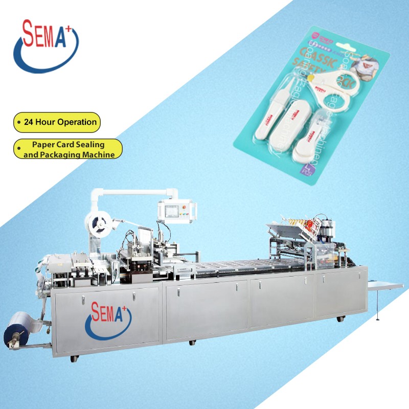 PVC+Paper Card Fully Automatic Toothbrush Blister hot sealing Packing Machine for sale