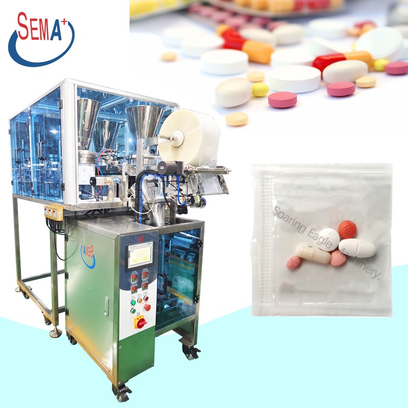 multi-functional automatic vertical chocolate tablets pouch packaging machine capsule candy sachet packing machine