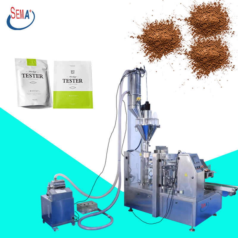 Rotary premade Bag Filling Spice Sachet Packaging Washing Powder Granule Vacuum Automatic Doypack Sachet Packing Machine