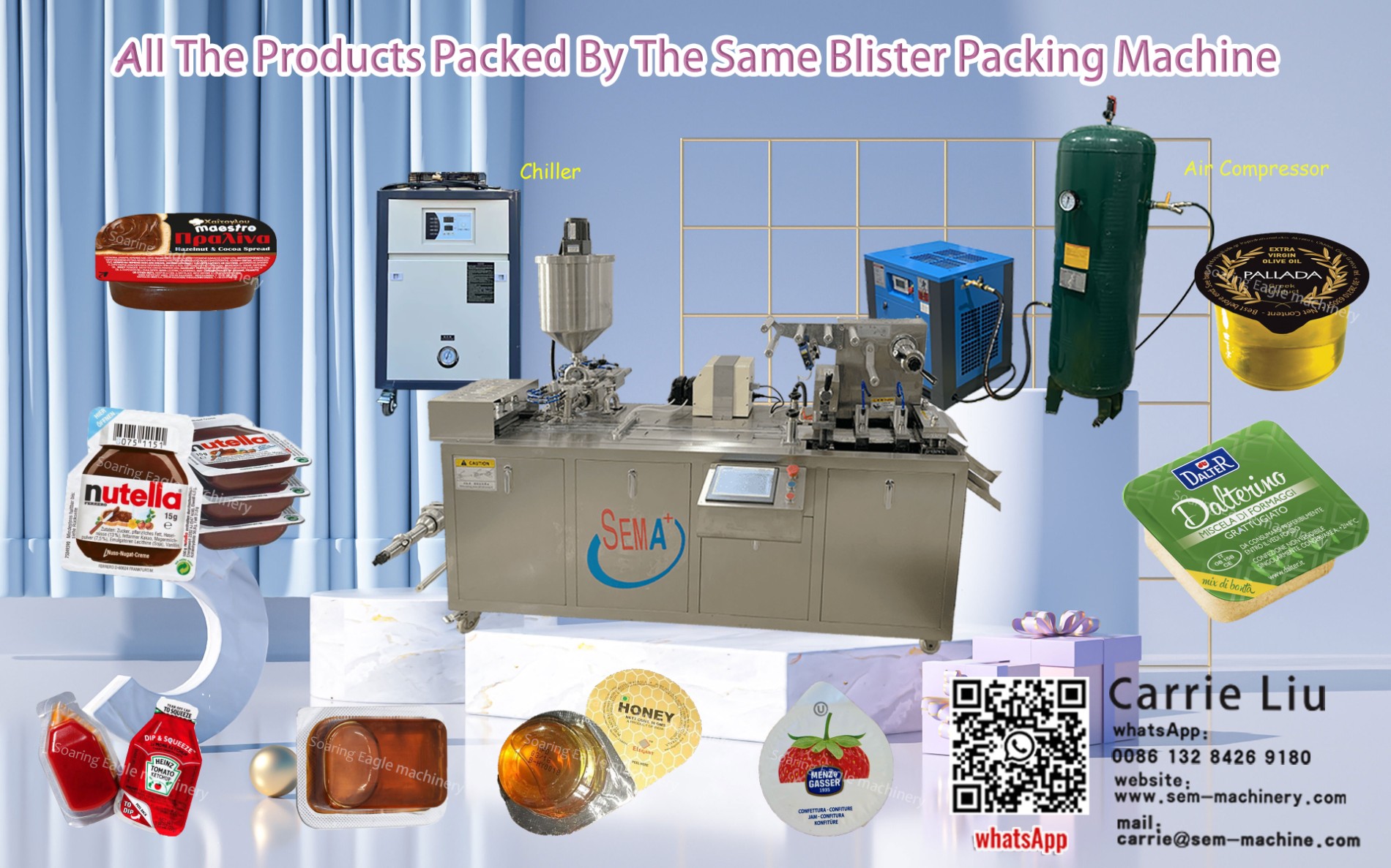 DPP80 Liquid Blister Packing machine