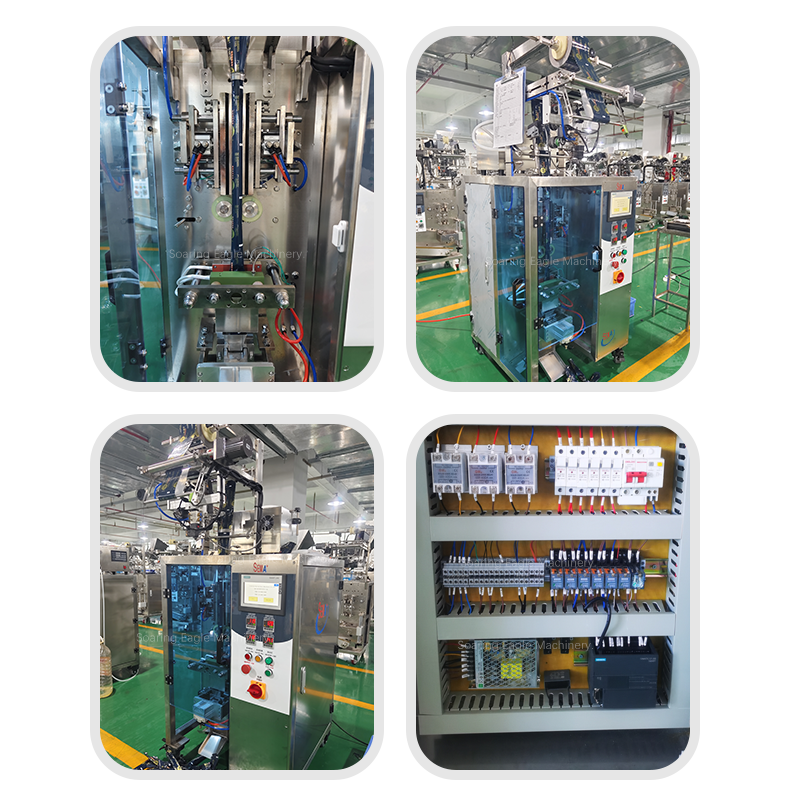 Automatic round corner honey syrup ketchup sauce cream sealing filling 10ml 100ml sachet packing machine