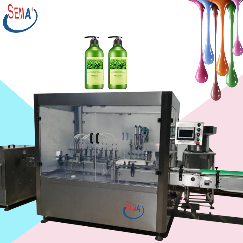 Fully automatic high-speed bottled 5ml 10ml 20ml beauty liquid filling and capping machine