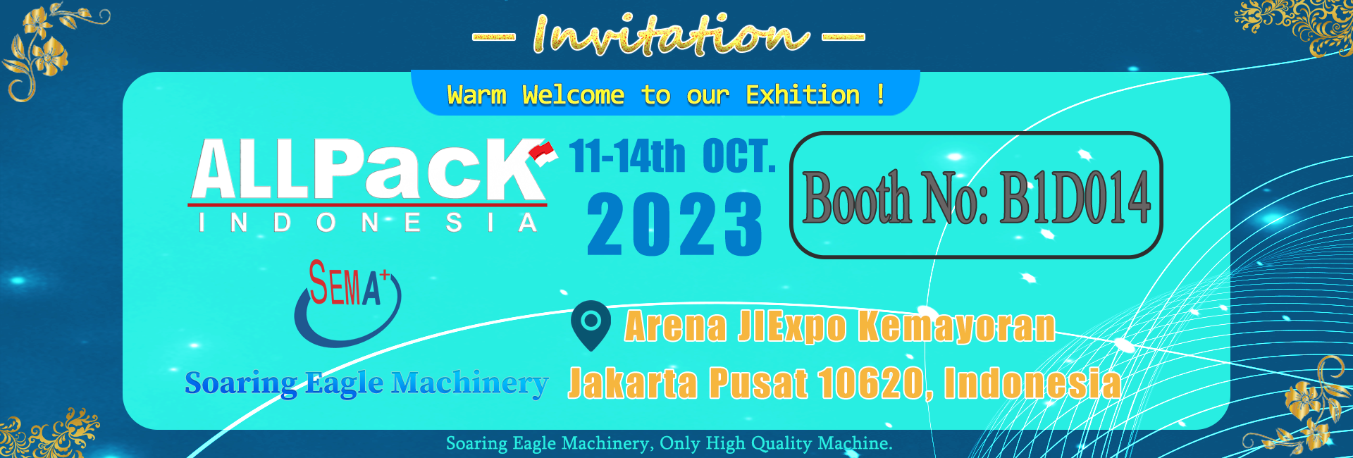 Hi dear, nice day. Sincerely invite you to visit our booth at the Indonesia exhibition in October. Warm welcome to our booth~ 