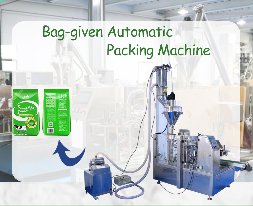 Automatic vacuum pouch bag packing machine